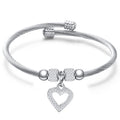 Stainless Steel Diamond Bracelet