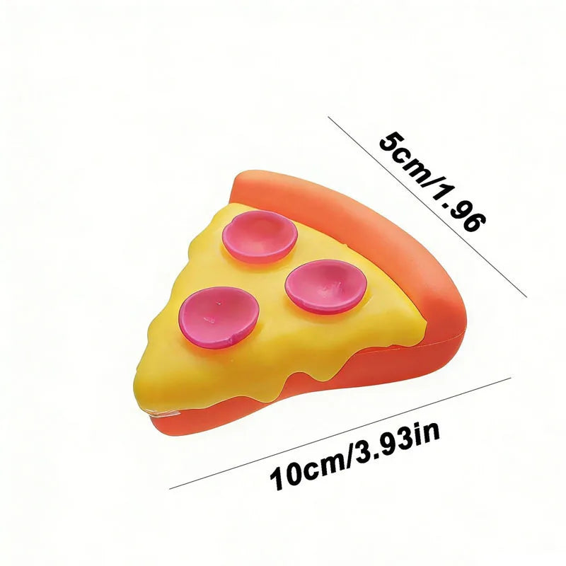 Schylling Needoh pizza Sensory Fidget Cube Stress Relief Squishy Cube Anti-Anxiety Squeeze Object For Focus ADHD Population